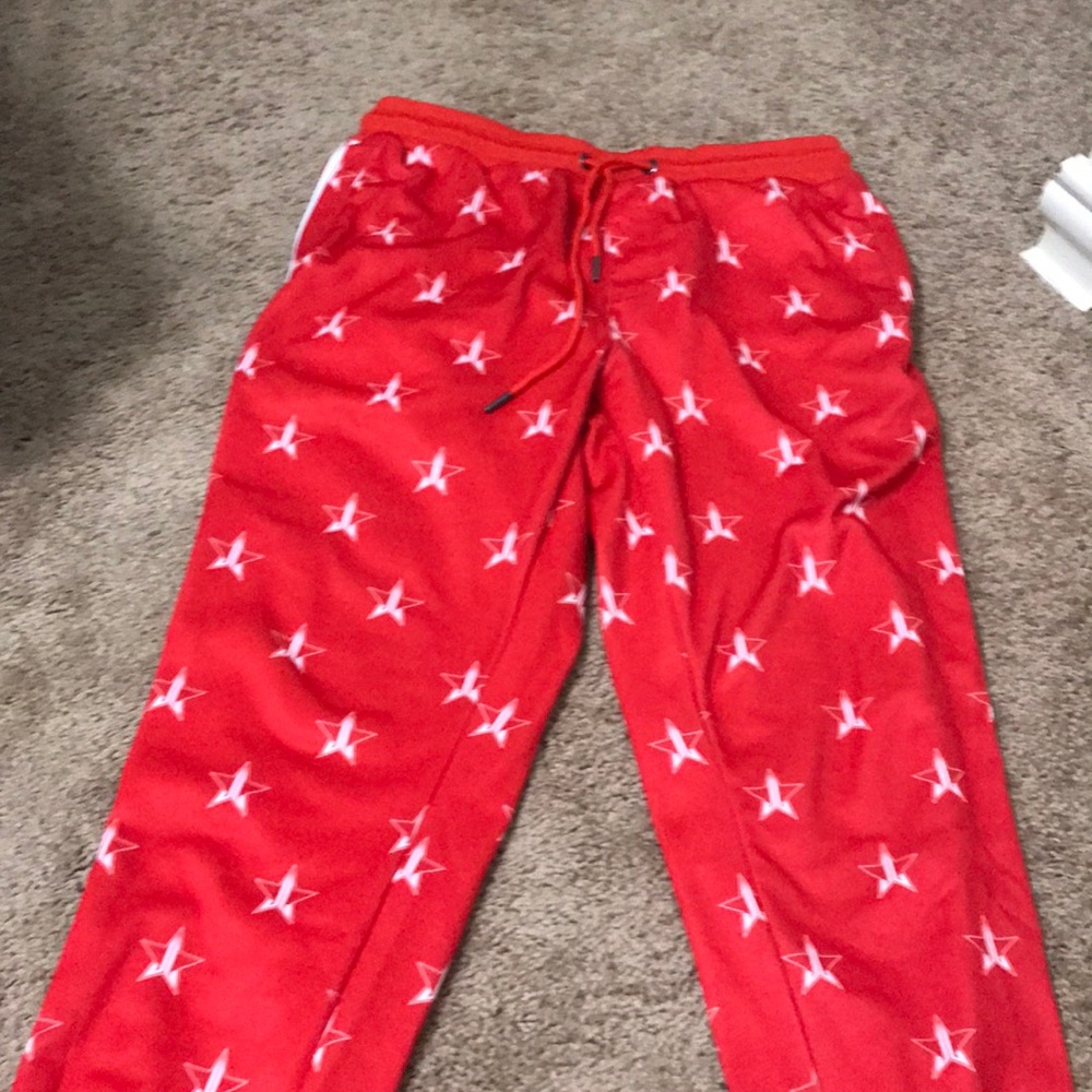 💋⭐️Jeffree Star Red Track Joggers